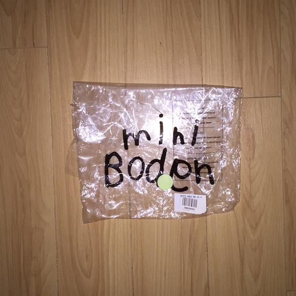 NEW MINI BODEN Green Denim Mini Skirt-S 7/8 & 9/10 - Picture 3 of 3